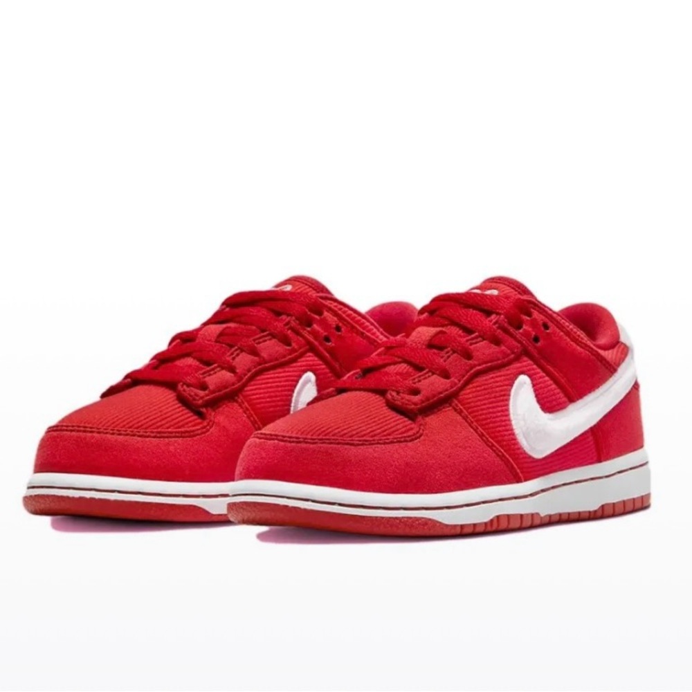 Nike Dunk Low Valentine's Day Red Pink FZ3549-612 PS Size/ FZ3551-612 TD Size - Picture 6 of 16